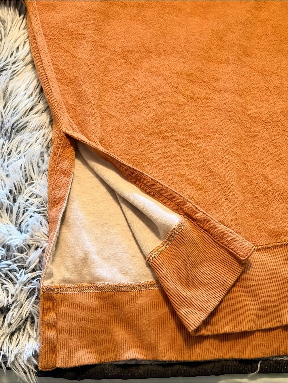 Aerie Oversized Coziest Desert Fleece Sweatshirt - Picture 7 of 9